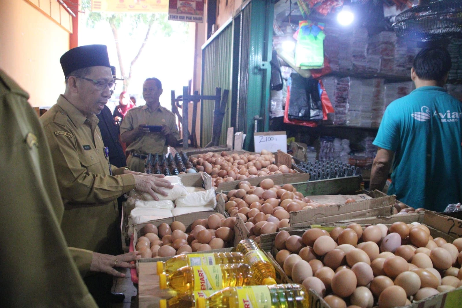 Satgas Ketahanan Pangan Pontianak Pantau Bapok di Pasar dan Distributor